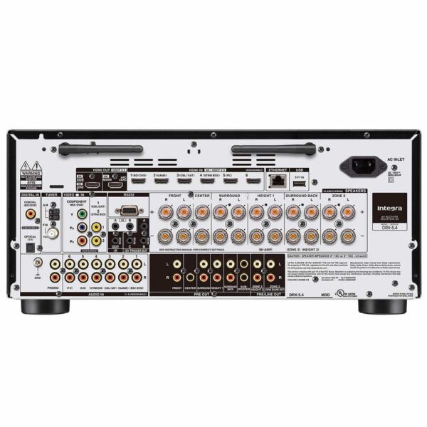 Integra DRX 5.4 9.2 Channel Network A/V Receiver - Image 4