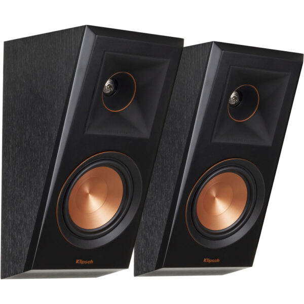 Klipsch RP-500SA Dolby Atmos Surround Sound Speakers, Pair in Ebony