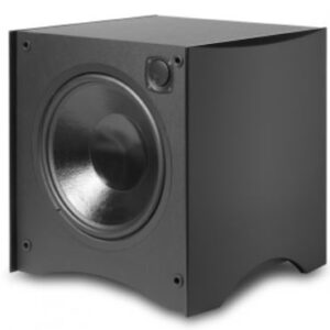  Phase HV101 Down-firing 10-inch subwoofer with rear slot loaded port (black)(each)